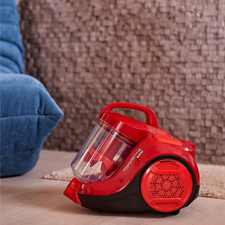 Aspirator fara sac Rowenta Swift Power Cyclonic RO2913EA, 750W, 3 niveluri de filtrare, Tehnologie Effiwatts, acoperire 7.5m, motor Effitech, rosu [21]
