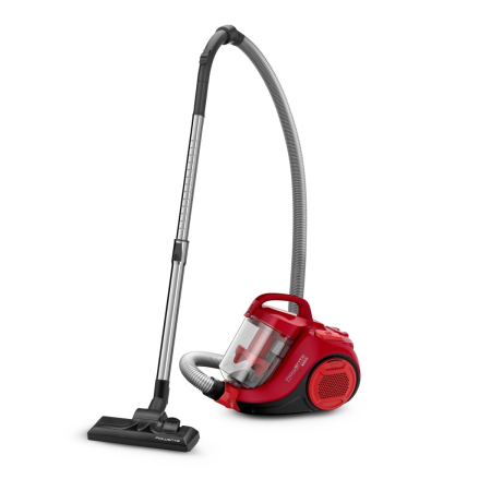 Aspirator fara sac Rowenta Swift Power Cyclonic RO2913EA, 750W, 3 niveluri de filtrare, Tehnologie Effiwatts, acoperire 7.5m, motor Effitech, rosu [2]