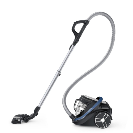 Aspirator fara sac Silence Force Cyclonic Effitech® RO7971EA, 500 W, recipient pentru praf 2.5 L, 3 niveluri de filtrare, negru & albastru [8]