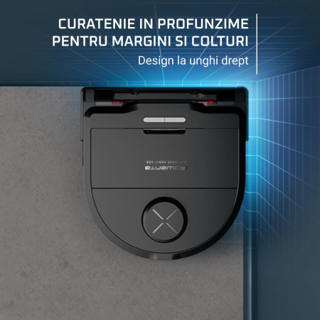 Aspirator robot Rowenta X-Plorer Serie 220 RR9465WH, aspirator si mop, autonomie 120 min, recipient praf 0.35L, nivel de zgomot 70 dB(A), sistem Smart Aqua Power, negru [5]