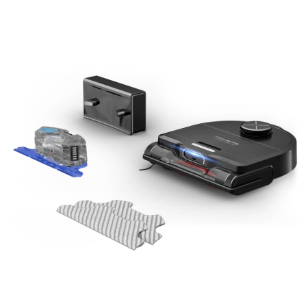 Aspirator robot Rowenta X-Plorer Serie 220 RR9465WH, aspirator si mop, autonomie 120 min, recipient praf 0.35L, nivel de zgomot 70 dB(A), sistem Smart Aqua Power, negru [7]