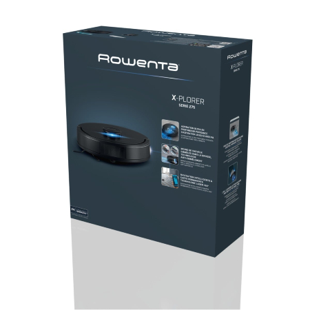 Aspirator robot Rowenta X-Plorer Serie 280 RR88H7E0, putere 8.000 Pa, 120 minute, management harti, statie de incarcare, recipient praf 0.3 L, laser LiDAR 360°, perie anti-incalcire, Wi-Fi, alb [12]