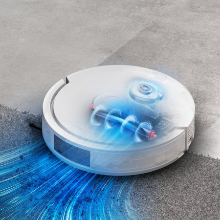 Aspirator robot Rowenta X-Plorer Serie 380+ RR89U7E0, putere 8.000 Pa, 120 minute, 4 trepte putere, management harti, statie de incarcare cu golire automata, recipient praf 0.22 L, laser LiDAR 360°, p [6]