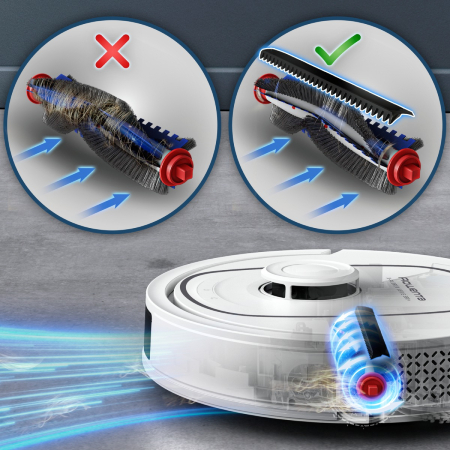 Aspirator robot Rowenta X-Plorer Serie 380+ RR89U7E0, putere 8.000 Pa, 120 minute, 4 trepte putere, management harti, statie de incarcare cu golire automata, recipient praf 0.22 L, laser LiDAR 360°, p [4]