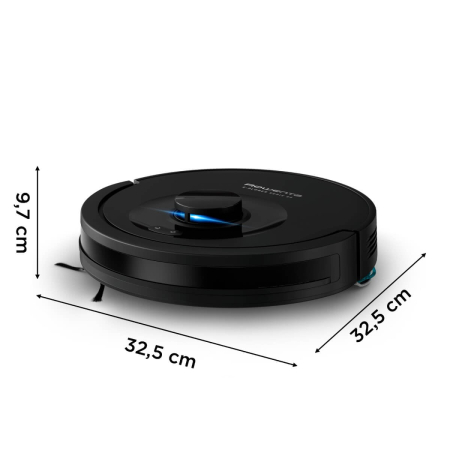 Aspirator robot Rowenta X-Plorer Serie 85+ RR87D5WH, aspira & spala, putere aspirare 6000 Pa, autonomie 270 minute, 4 trepte putere, statie de incarcare si golire praf, sistem Smart Aqua Power, negru [14]