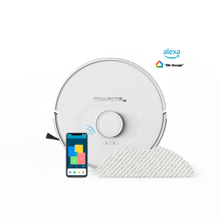 Aspirator robot X-Plorer S75 Animal & Allergy RR8567WH, sistem Smart Aqua Power, putere aspirare 2700 Pa, autonomie 120 min, Alb [11]