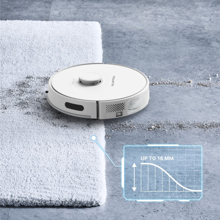 Aspirator robot X-Plorer S75 Animal & Allergy RR8567WH, sistem Smart Aqua Power, putere aspirare 2700 Pa, autonomie 120 min, Alb [9]