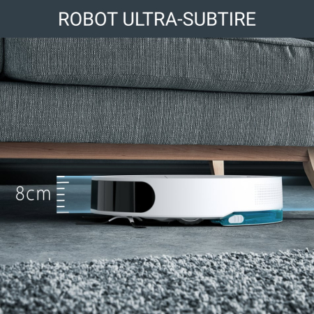 Aspirator robot X-Plorer Serie 130 Ai Animal & Allergy RR9077WH, actiune 4 in 1, autonomie de 120 minute, recipient pentru praf de 0.5L, alb [5]