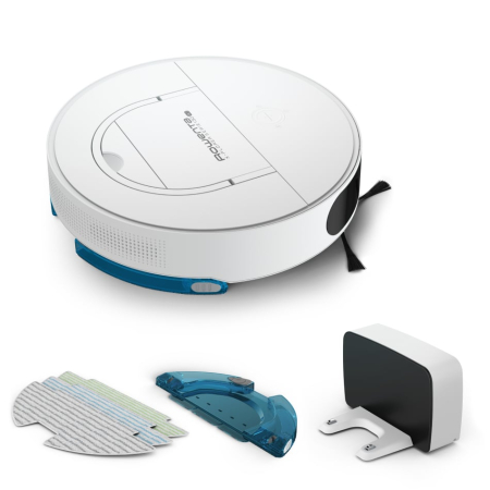 Aspiratoare - Aspirator robot X-Plorer Serie 130 Ai Animal & Allergy RR9077WH, actiune 4 in 1, autonomie de 120 minute, recipient pentru praf de 0.5L, alb