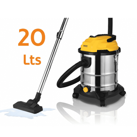 Aspirator cu filtrare in apa si absortie lichide HAEGER WORK FORCE 20, Putere 1200W, Capacitate 20L, Functie de golire rezervor si suflare aer, filtru lavabil, Galben [4]