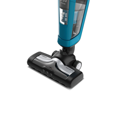Aspirator vertical 2 în 1 Dual Force Cyclonic Rowenta RH6751WO, 2 viteze, autonomie max 75 min, Recipient 0.6 L, albastru/negru [6]