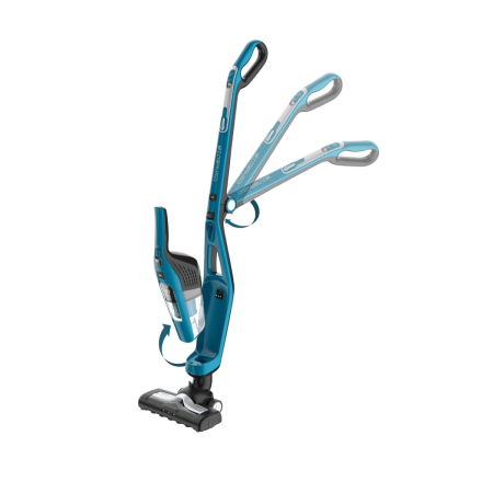 Aspirator vertical 2 în 1 Dual Force Cyclonic Rowenta RH6751WO, 2 viteze, autonomie max 75 min, Recipient 0.6 L, albastru/negru [5]