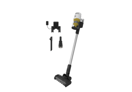 Aspiratoare - Aspirator Vertical 2in1 BEKO PowerClean VRT76325VW, 0.5l, 25.2V, Autonomie max 60 min, Alb-Negru
