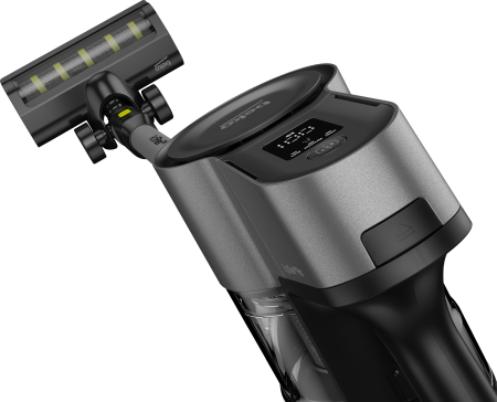 Aspirator vertical BEKO ErgoClean PRO VRT84225VI, functie MOP, ActiFlex, Incarcare automata, 0.55l, 25.2V, Autonomie maxima 45 min, Display LED, Negru-Gri [8]
