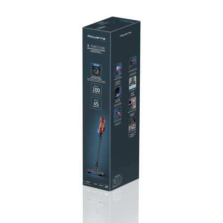 Aspirator vertical fara fir Rowenta X-Force 8.80 Animal RH1871E0, 250 W, 100 air watts, autonomie de pana la 45 minute, iluminare LED, sistem Digital Control, greutate redusa, filtrare pana la 99%, ro [12]
