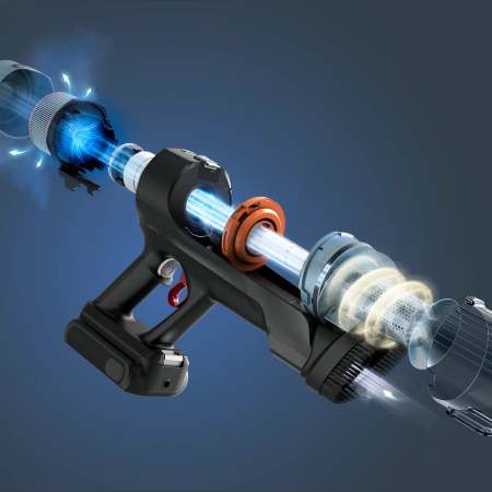 Aspirator vertical fara fir Rowenta X-Force Flex 10.80 Aqua RH7AD5E0, 300 W, 120 air watts, autonomie 60 minute, recipient praf 0.44L, functie boost, iluminare LED, sistem Smart Control, greutate redu [7]
