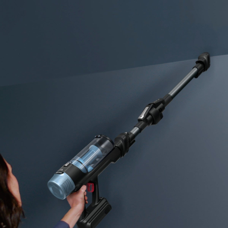 Aspirator vertical fara fir Rowenta X-Force Flex 10.80 Aqua RH7AD5E0, 300 W, 120 air watts, autonomie 60 minute, recipient praf 0.44L, functie boost, iluminare LED, sistem Smart Control, greutate redu [1]