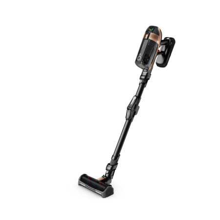Aspirator vertical fara fir Rowenta X-Force Flex 15.60 Animal RH99F3WO, 550W, 2 baterii cu autonomie de cate 80 min, Tehnologie flex, display control, accesorii animal care, stație încarcare, recipien [12]