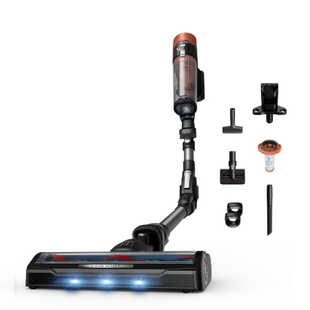 Bucatarie - Aspirator vertical fara fir Rowenta X-Force Flex Animal 10.80 RH7A75E0, 300 W, 120 air watts, autonomie 60 minute, recipient praf 0.44L, functie boost, iluminare LED, sistem Smart Control, greutate re