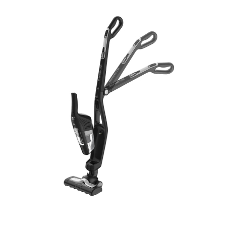 Aspirator vertical Rowenta 2 în 1 Dual Force RH6735WH, autonomie max 45 min, reîncarcare 5 ore, iluminare cu led, pliabil, recipient 0.6L, filtru spuma, negru [3]