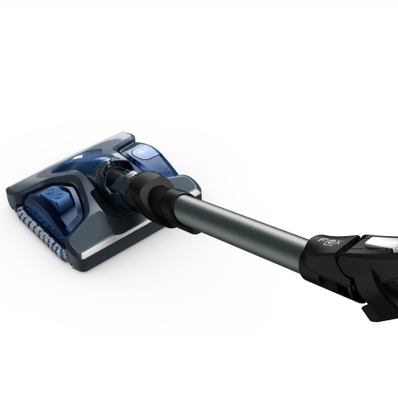 Aspirator vertical Rowenta X-Force Flex 12.60 cu mop Aqua RH98C8WO, 320W, 45 minute autonomie, baza de incarcare, tehnologie flex, Albastru/ negru [11]