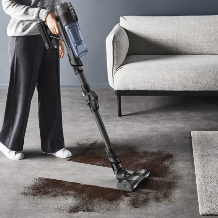 Aspirator vertical Rowenta X-Force Flex 12.60 NEO RH9LC1WO cu mop, 380W, autonomie 60 min, panou de control, recipient praf 0.65L, albastru & negru [13]