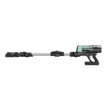 Aspirator vertical Rowenta X-Force Flex 13.60 RH9A32WO, 380W, autonomie 60 min, perie cu LED, panou Smart Control Display, filtrare 99,9%, recipient praf 0.65L, argintiu & verde [8]