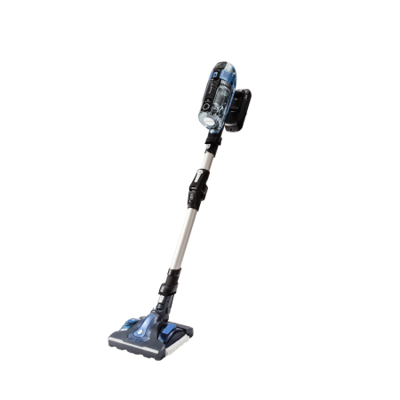 Aspirator vertical Rowenta X-Force Flex 14.6 Aqua RH99C3WO, 480 W, 200 AW, autonomie 70 minute, functie Boost, tub flexibil, iluminare LED, ajustare automata a puterii, sistem Aqua, gri & albastru [10]