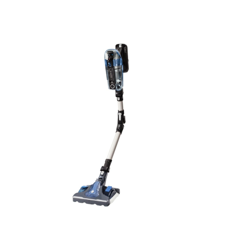 Aspirator vertical Rowenta X-Force Flex 14.6 Aqua RH99C3WO, 480 W, 200 AW, autonomie 70 minute, functie Boost, tub flexibil, iluminare LED, ajustare automata a puterii, sistem Aqua, gri & albastru [11]