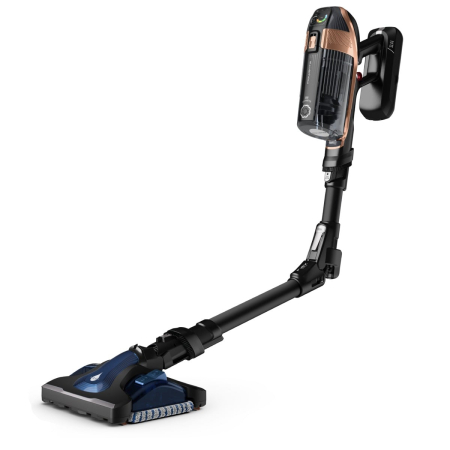 Aspirator vertical Rowenta X-Force Flex 15.60 Aqua RH99G3WO, 520W, 2 baterii cu autonomie de cate 80 min, tehnologie flex, display control, accesorii animal care, stație încarcare, recipient praf 0.9L [18]