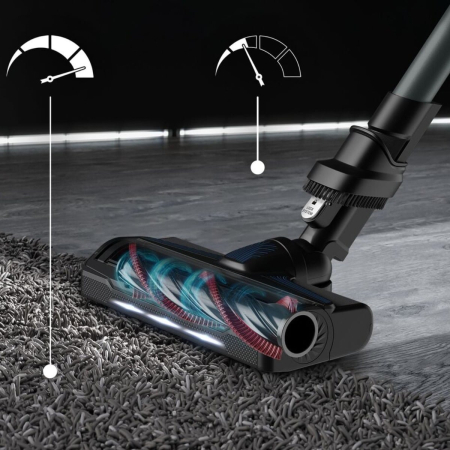Aspirator vertical Rowenta X-Force Flex 9.60 Aqua RH20C7WO, putere de aspirare 100 Air Watts, Functie Boost, putere 250 W, gri & albastru [8]
