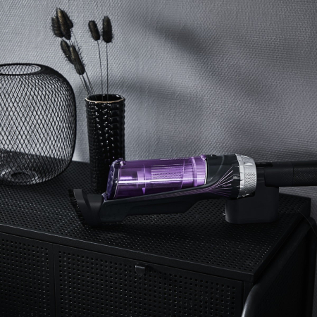 Aspirator vertical Rowenta X-Nano RH1129WO, 0.5l, 16.8V, Autonomie maxima 40 min, Negru-Mov [16]