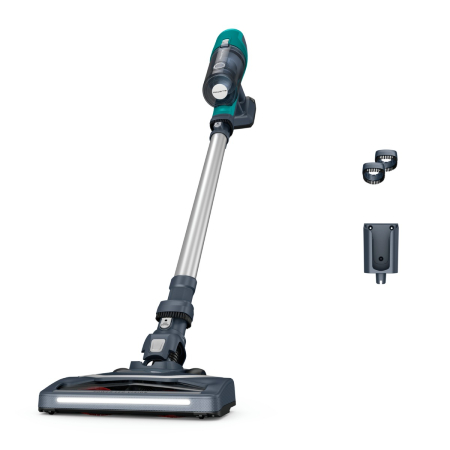 Electrocasnice - Aspirator vertical Rowenta X-Pert Essential 6.60 Animal RH6820WO, 100 W, 18 V, autonomie 45 minute, recipient 0.55 L, perie cu LED, tehnologie cicloni