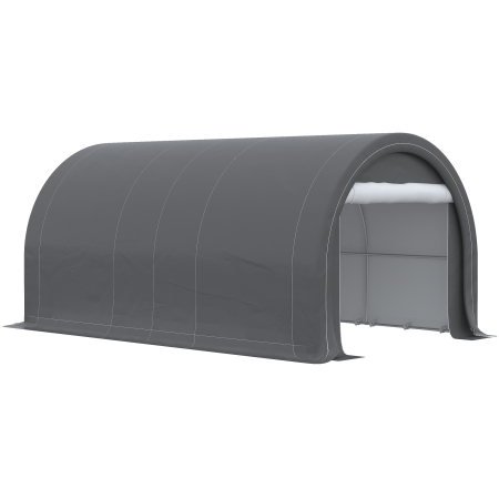  Auto-Garaj 3×5 m - Sopron Depozitare Portabil cu Usa Mare si Copertina pe Fermoar [7]