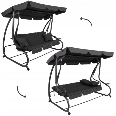 Balansoar leagan pat 3 persoane Corsica, cu plasa anti-insecte, sarcina 320kg [4]