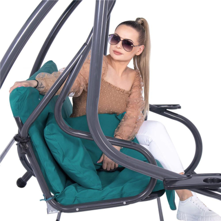 Balansoar leagan pat 3 persoane Sersimo Sardinia, 280kg [12]