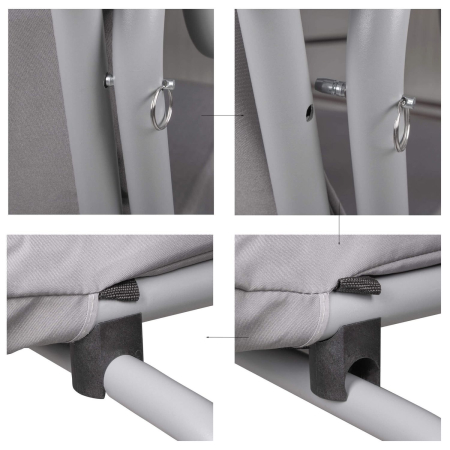 Balansoar leagan pat 3 persoane Sersimo Venetia, GS15E, greutate maxima 280kg [6]