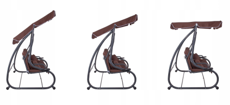 Balansoar leagan pat 4 persoane Sersimo Atena, GS4, greutate maxima 280kg [2]