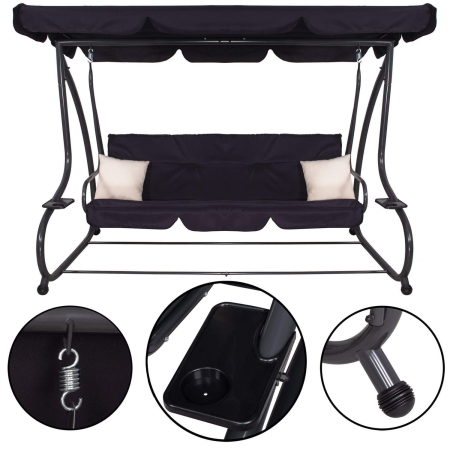 Balansoar leagan pat 4 persoane Sersimo Madrid, GS16E, greutate maxima 280kg [10]