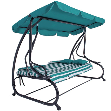 Balansoar leagan pat 4 persoane Sersimo Roma, sarcina 300kg [13]