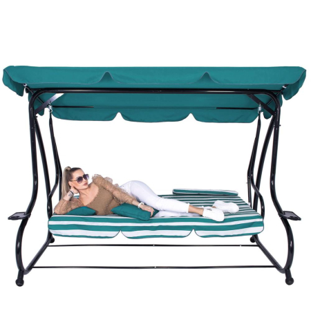 Balansoar leagan pat 4 persoane Sersimo Roma, sarcina 300kg [5]