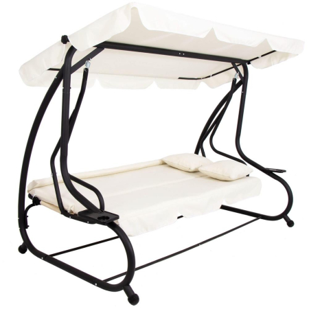 Balansoar leagan pat 4 persoane Tenerife, cu plasa anti-insecte, sarcina 320kg [14]