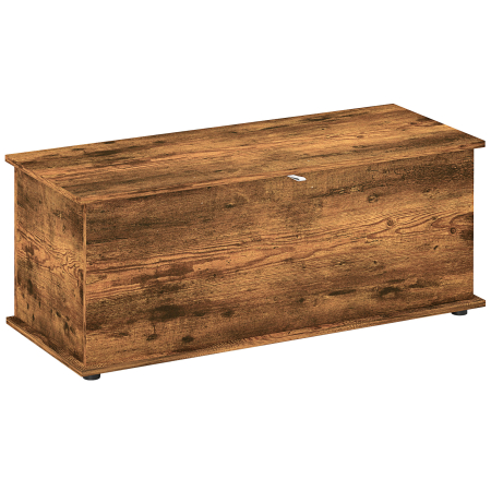 Living & hol -  Banca de depozitare cu capacitate de 120 kg pentru dormitor si hol, din lemn, 100x40x40 cm, maro