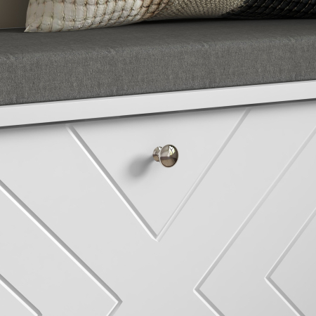 Banca pentru pantofi , banca de intrare cu sertar rabatabil [8]