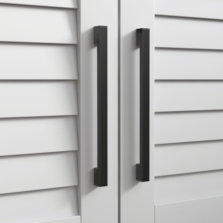  Banca pentru pantofi cu raft interior reglabil pe 3 niveluri, din MDF si material textil cu aspect de in, 90x36x50 cm, alb si gri [7]