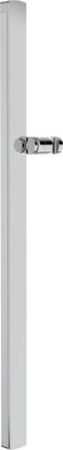 Baie - Bara de dus Duravit UV0600005010, dus, montaj pe perete, suport para dus incorporat, universal, crom