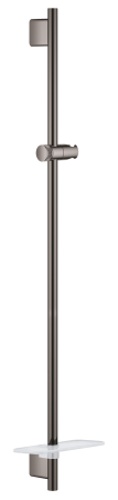 Pare, furtunuri si accesorii - Bara de dus Grohe 26603A00, SmartActive, aparenta, 900 mm, etajera, metal, lucios, grafit