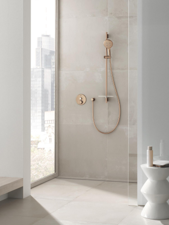 Bara de dus Grohe 26603DL0, SmartActive, aparenta, 900 mm, glisor, etajera, mat, cupru [2]
