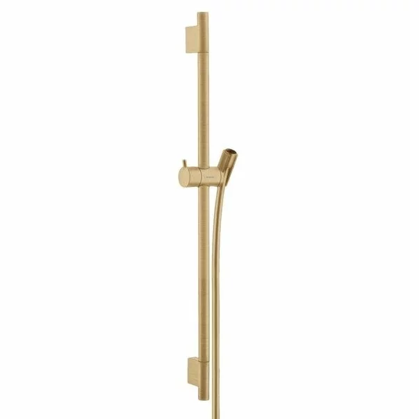 Pare, furtunuri si accesorii - Bara de dus, Hansgrohe, Unica S Puro, cu furtun, 65 cm, bronz periat