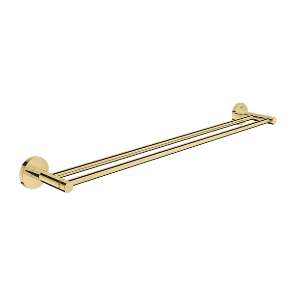 Accesorii baie - Bara dubla portprosop Grohe Essentials 60 cm auriu lucios Cool Sunrise